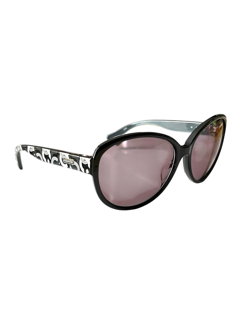 Coach Black & White C Logo Sunglasses Frames Only